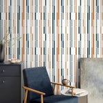 Contemporary Geometric Wallpaper Abstract Wallpaper Peel and Stick and Traditional Wallpaper - D743 - WallTrend