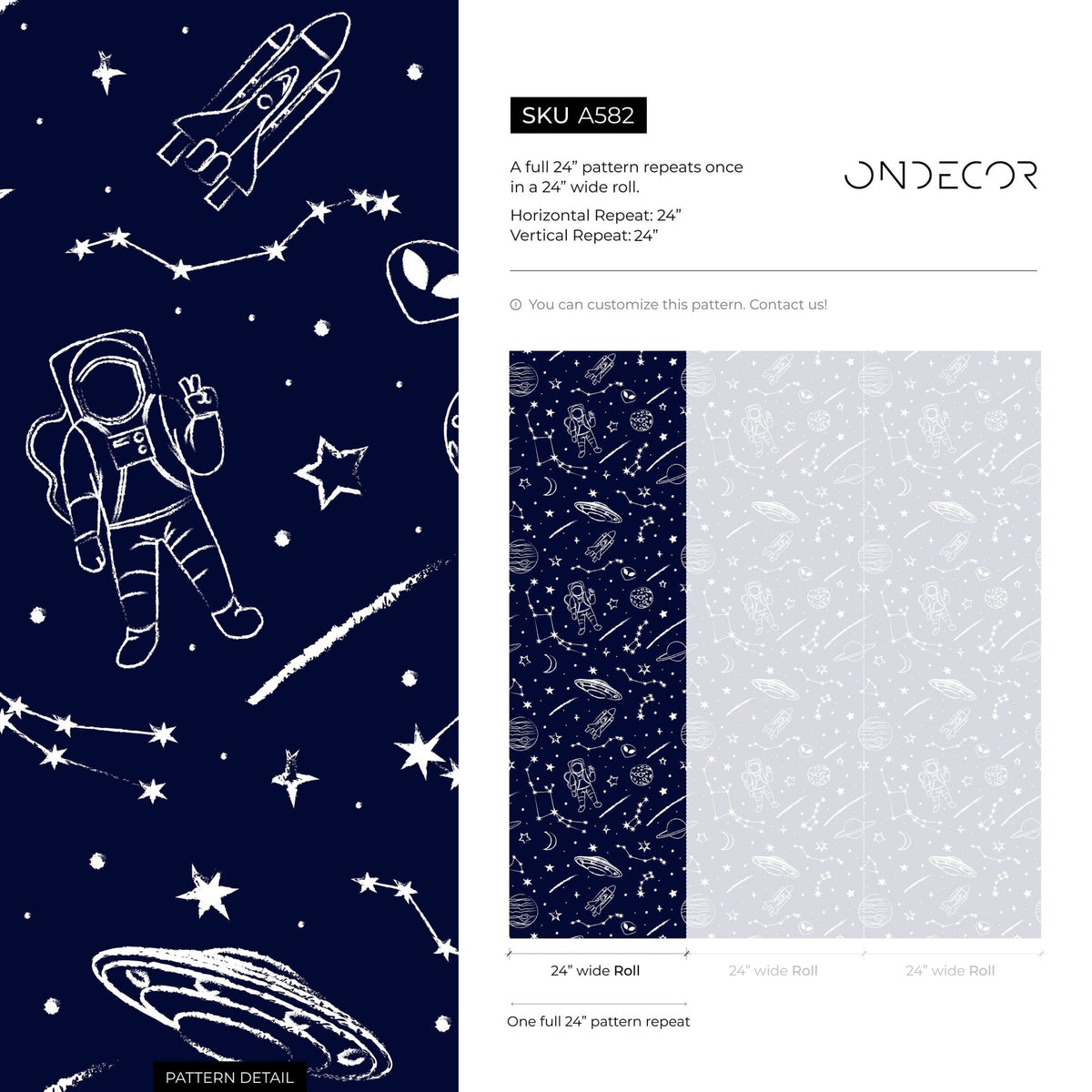 Cosmic Adventure Wallpaper - A582 - WallTrend