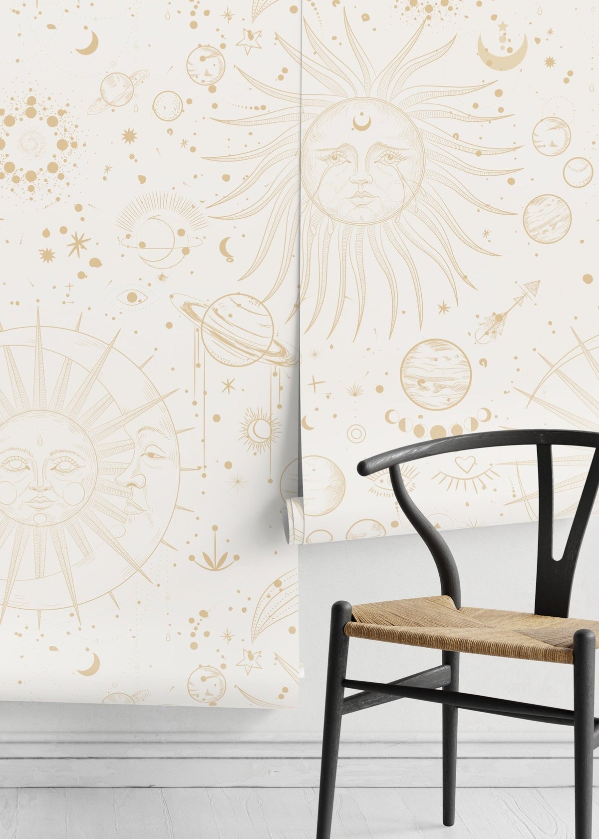 Cosmic Harmony Wallpaper - D341 - WallTrend