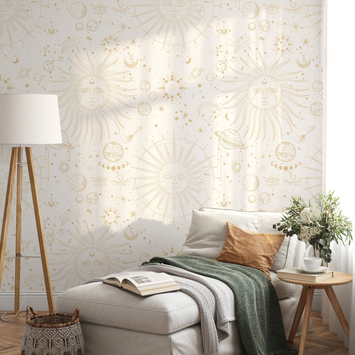 Cosmic Harmony Wallpaper - D341 - WallTrend