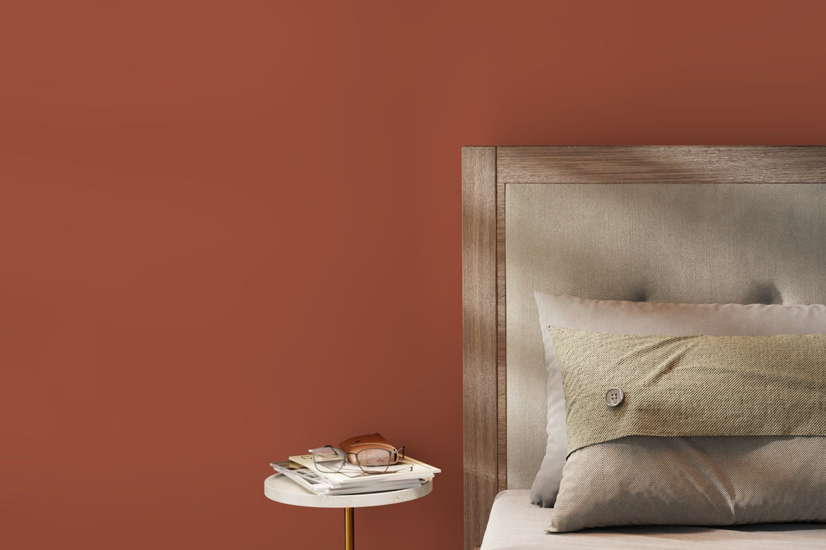 Crimson Plain Wallpaper - D428 - WallTrend