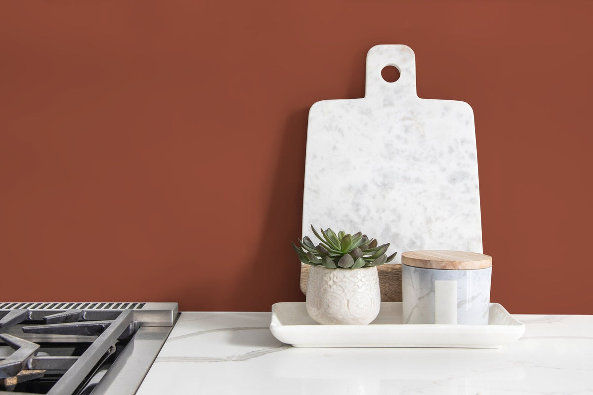 Crimson Plain Wallpaper - D428 - WallTrend