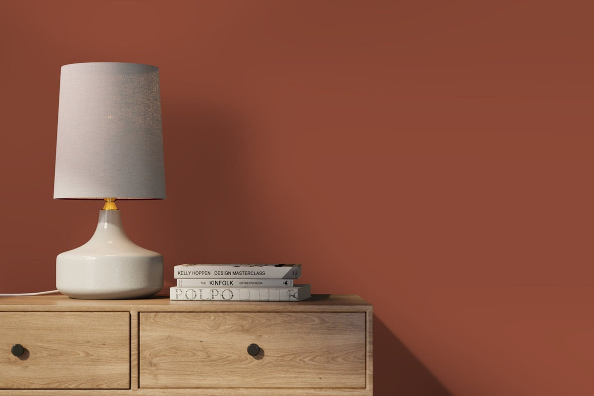 Crimson Plain Wallpaper - D428 - WallTrend