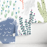 Cute Desert Wallpaper Nursery Wallpaper Fun Mural Peel and Stick and Traditional Wallpaper - A520 - WallTrend