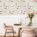 Delicate Floral Elegance Wallpaper - B018 - WallTrend