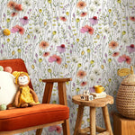 Delicate Floral Elegance Wallpaper - B018 - WallTrend