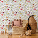 Delicate Floral Elegance Wallpaper - B018 - WallTrend