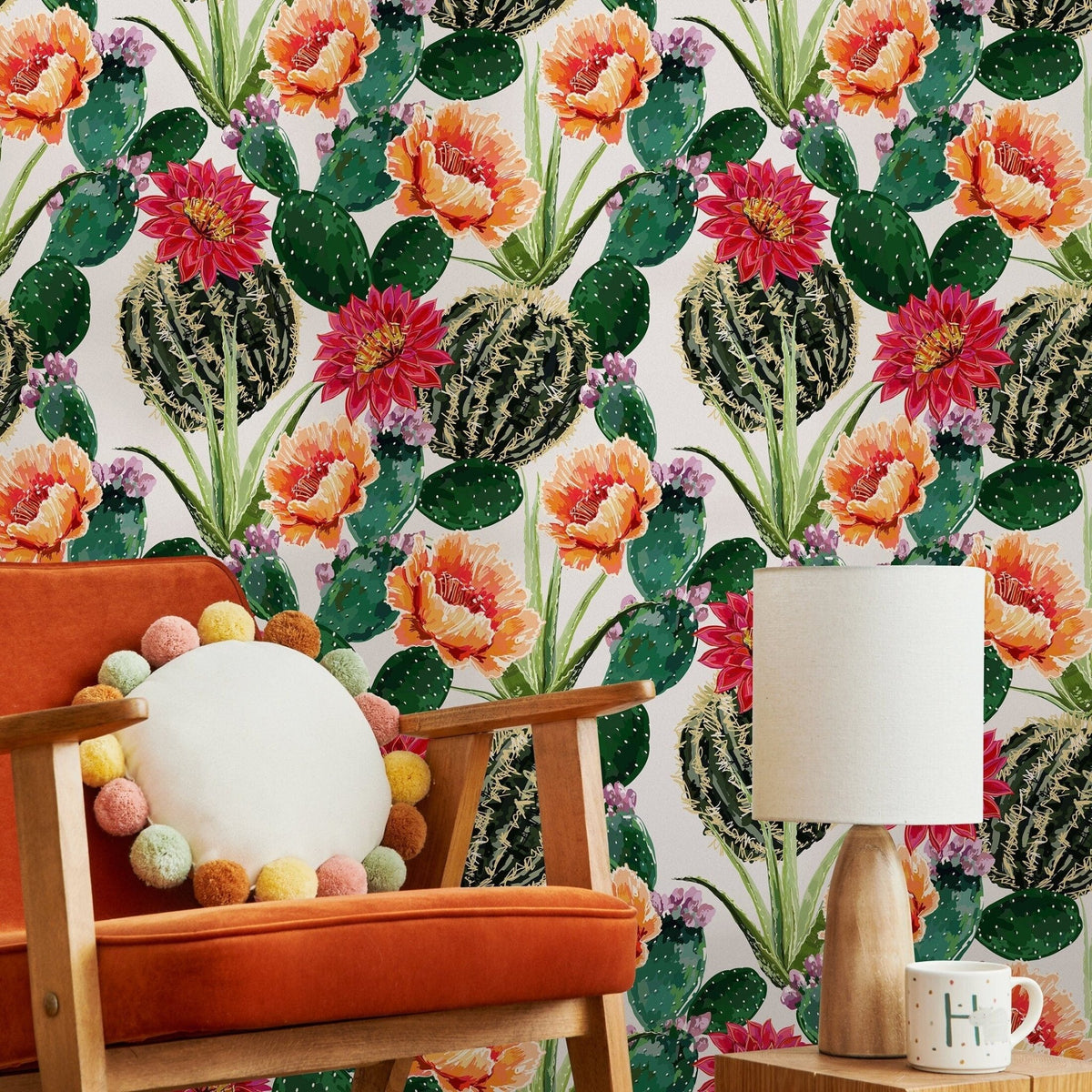 Desert Blossom Wallpaper - A911 - WallTrend