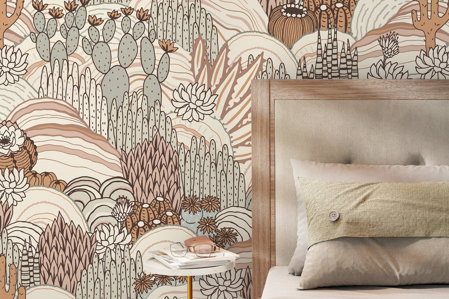 Desert Oasis Wallpaper - D278 - WallTrend