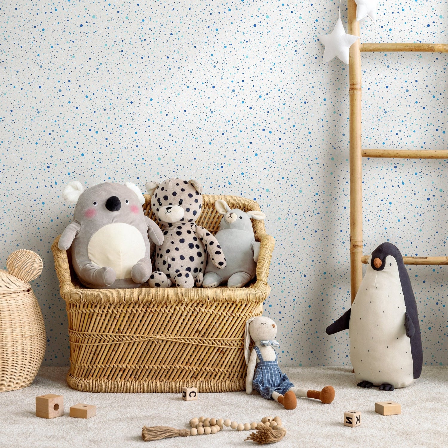 Dotted Sky Wallpaper - A114 - WallTrend