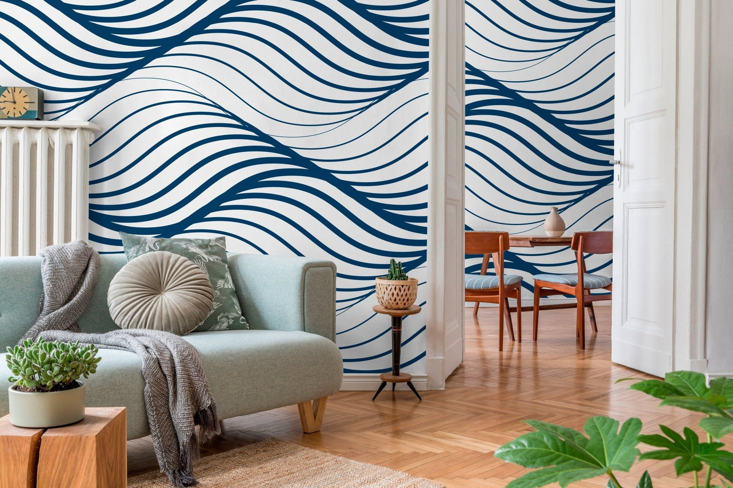 Dynamic Waves Wallpaper - B970 - WallTrend