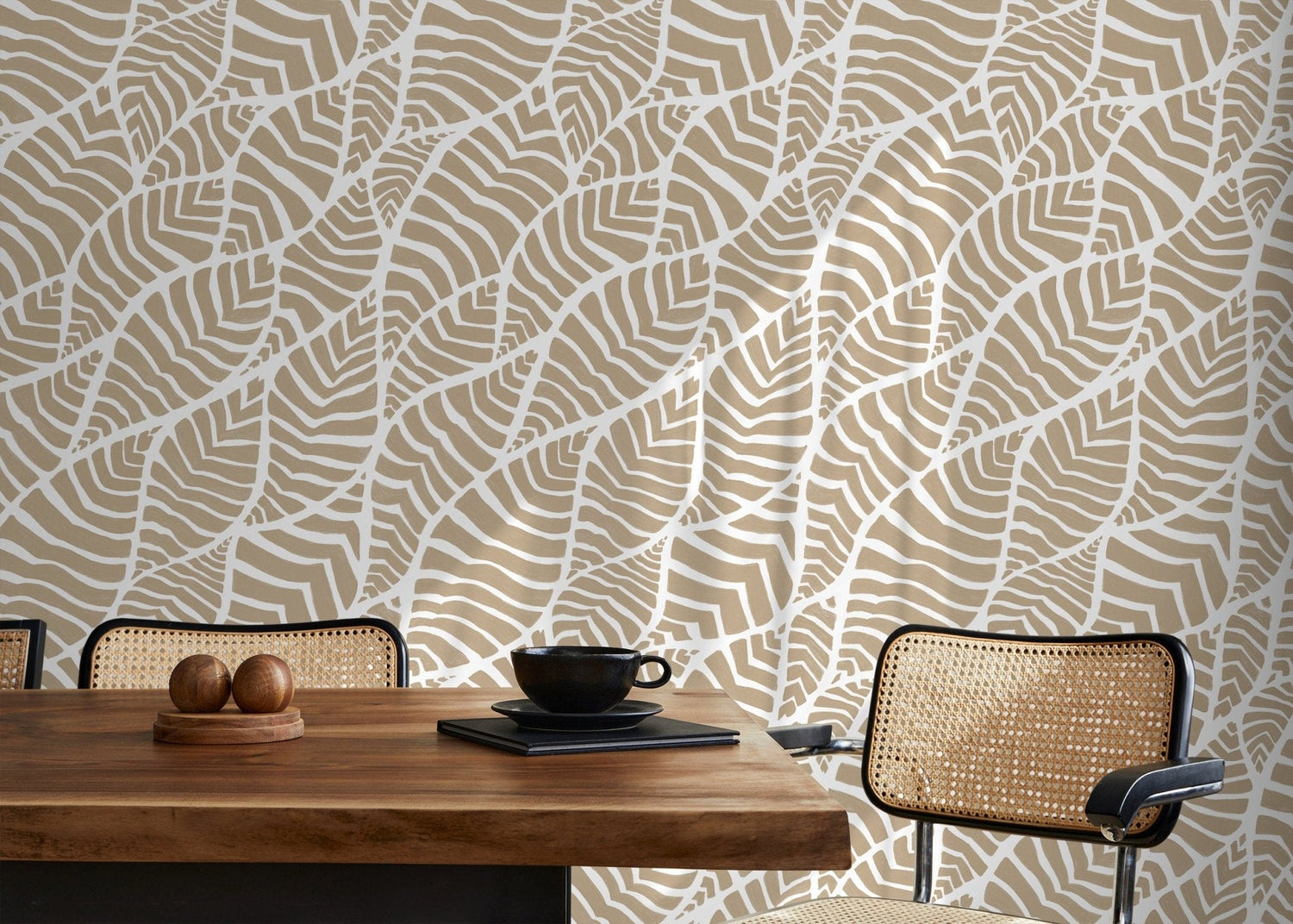 Earthy Maze Wallpaper - C958 - WallTrend