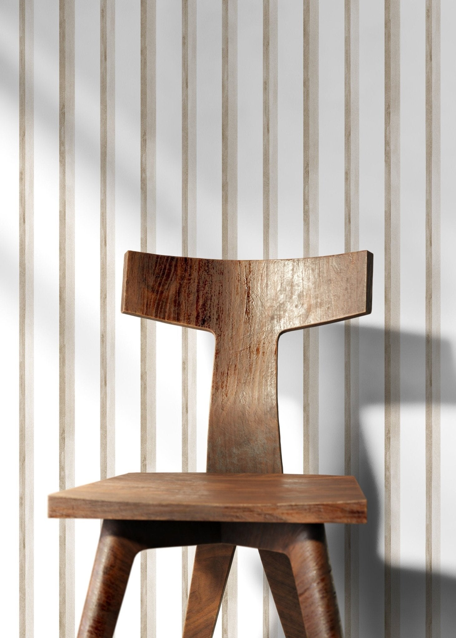 Earthy Striped Harmony Wallpaper - C967 - WallTrend