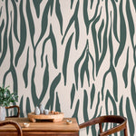 Earthy Zebra Stripes Wallpaper - D609 - WallTrend