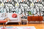 Eclectic Doodles Wallpaper - B699 - WallTrend