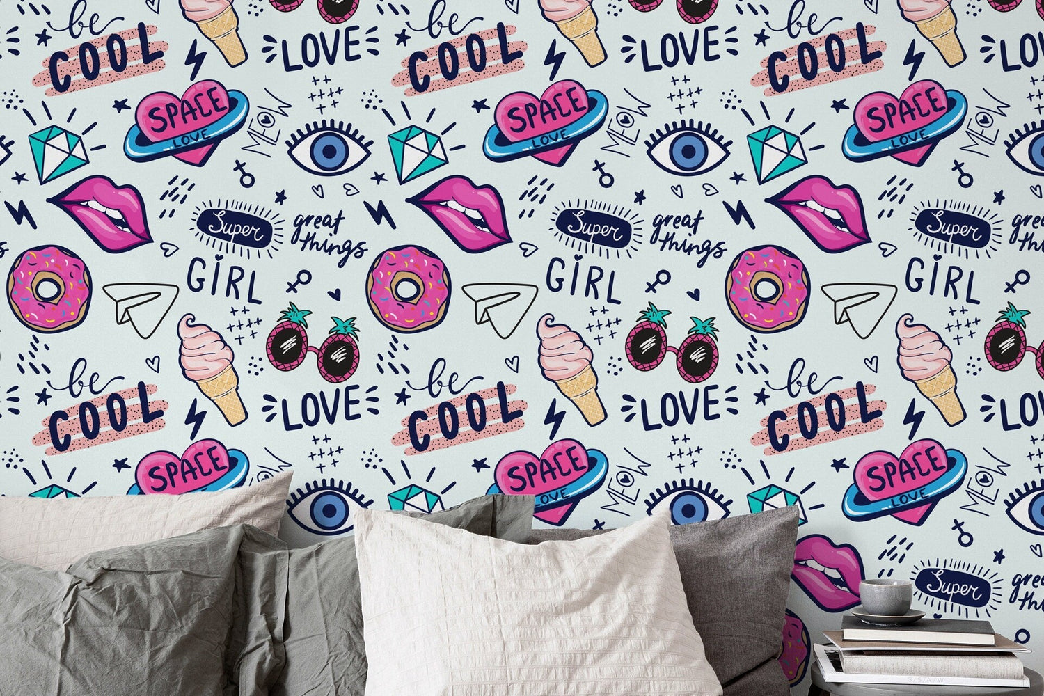 Eclectic Pop Art Wallpaper - B531 - WallTrend