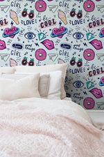 Eclectic Pop Art Wallpaper - B531 - WallTrend