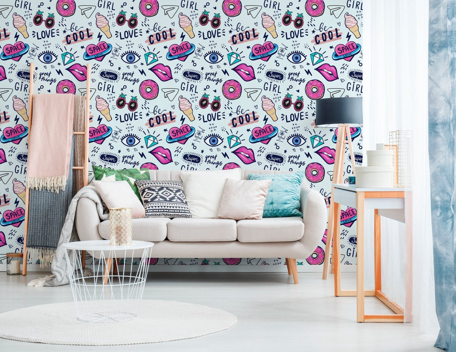 Eclectic Pop Art Wallpaper - B531 - WallTrend