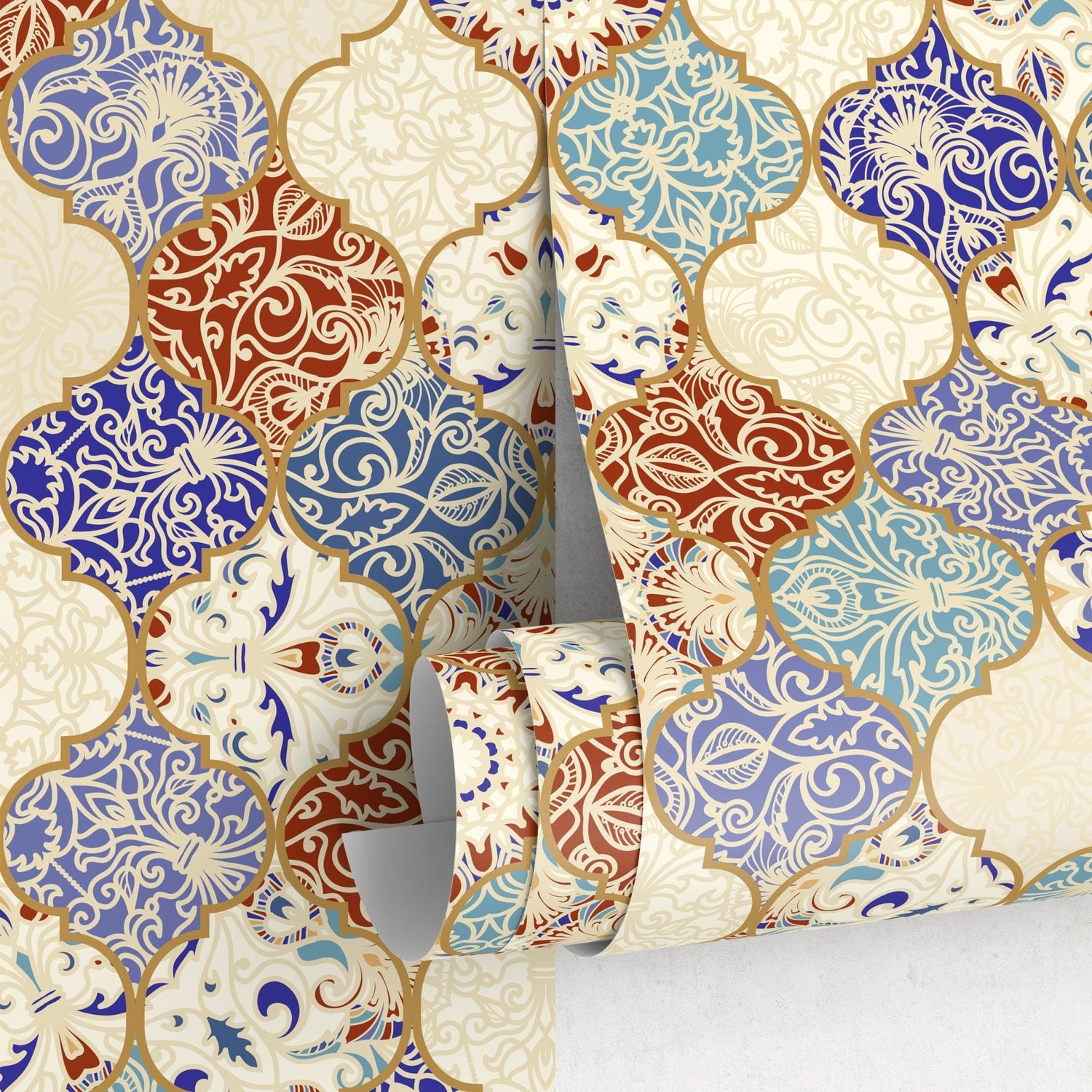 Elegant Arabesque Wallpaper - A139 - WallTrend