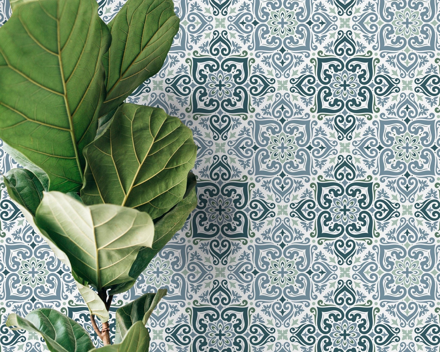 Elegant Arabesque Wallpaper - D163 - WallTrend