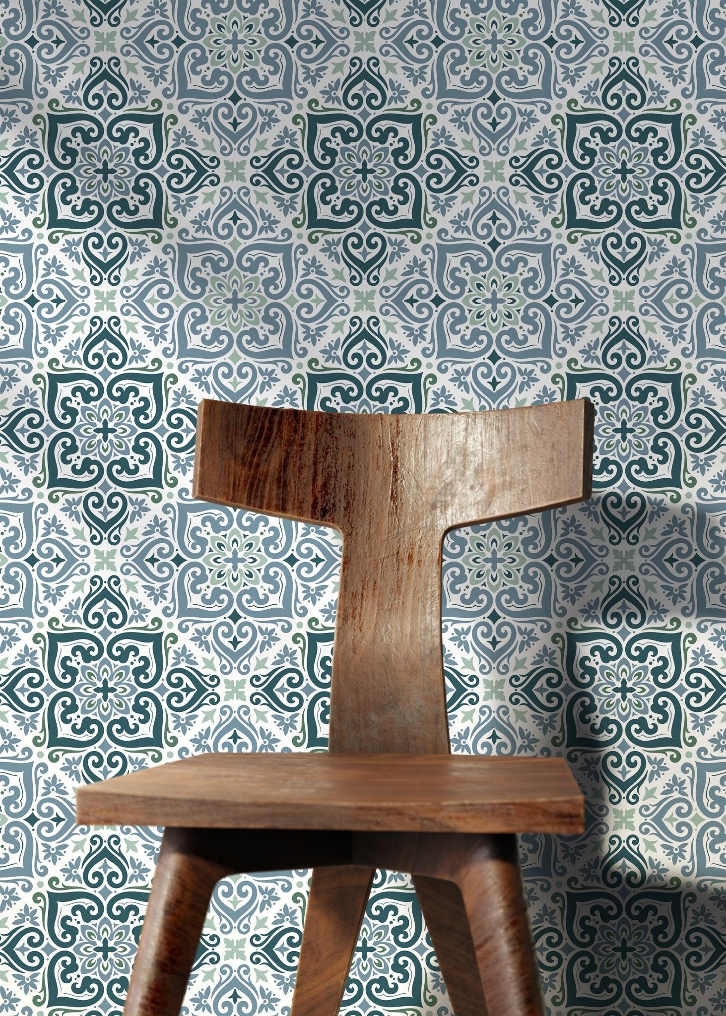 Elegant Arabesque Wallpaper - D163 - WallTrend