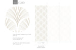 Elegant Art Deco Fan Wallpaper - C219 - WallTrend