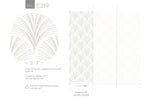 Elegant Art Deco Fan Wallpaper - C219 - WallTrend