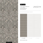 Elegant Art Deco Hearts Wallpaper - C239 - WallTrend