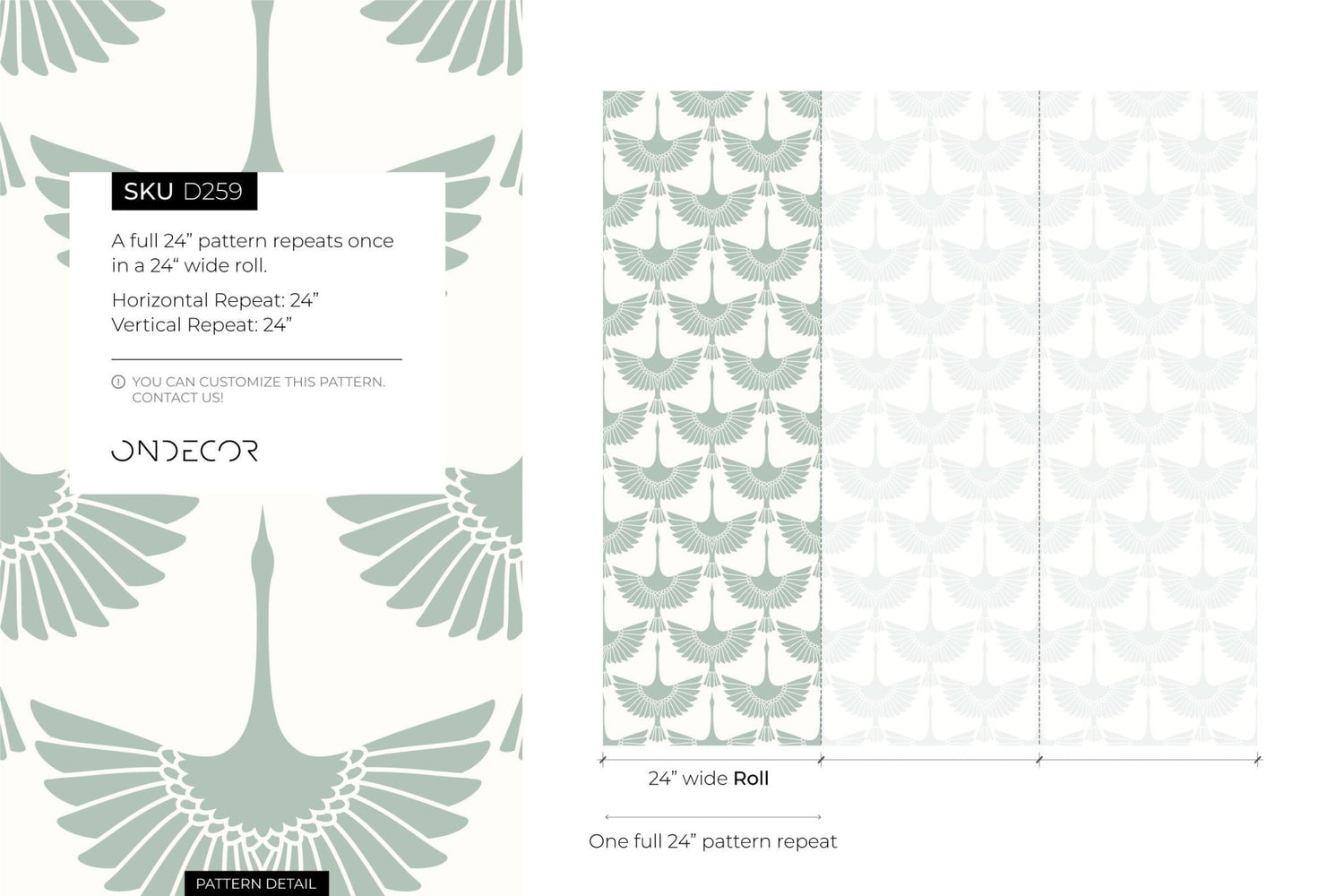 Elegant Avian Display Wallpaper - D259 - WallTrend