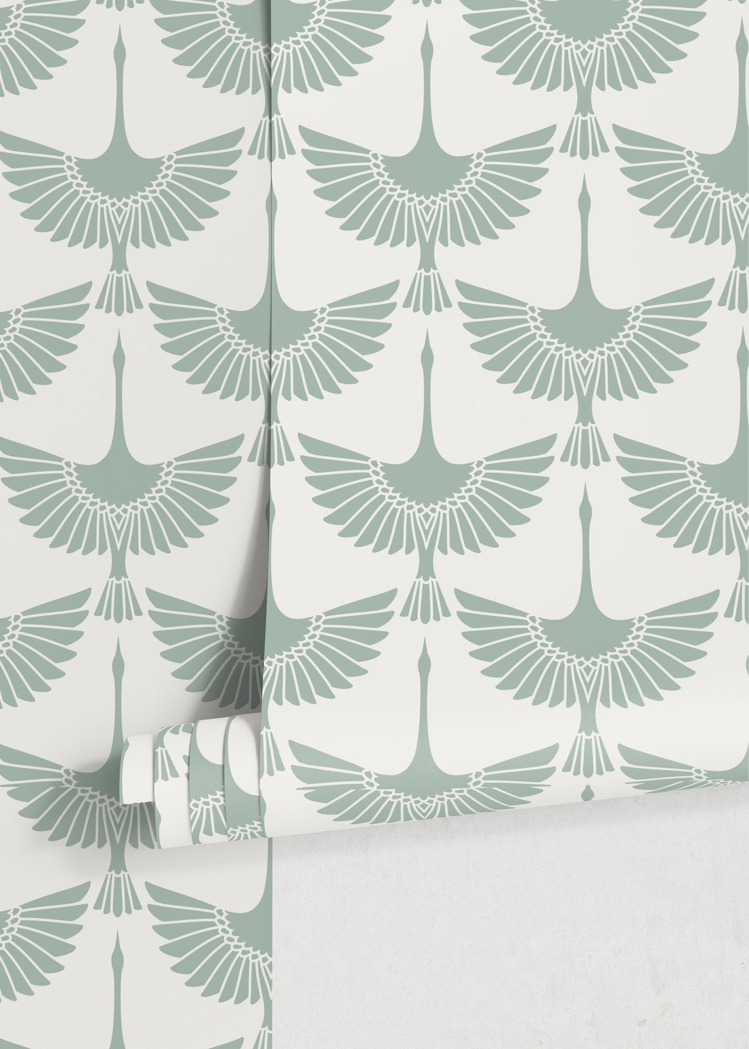 Elegant Avian Display Wallpaper - D259 - WallTrend