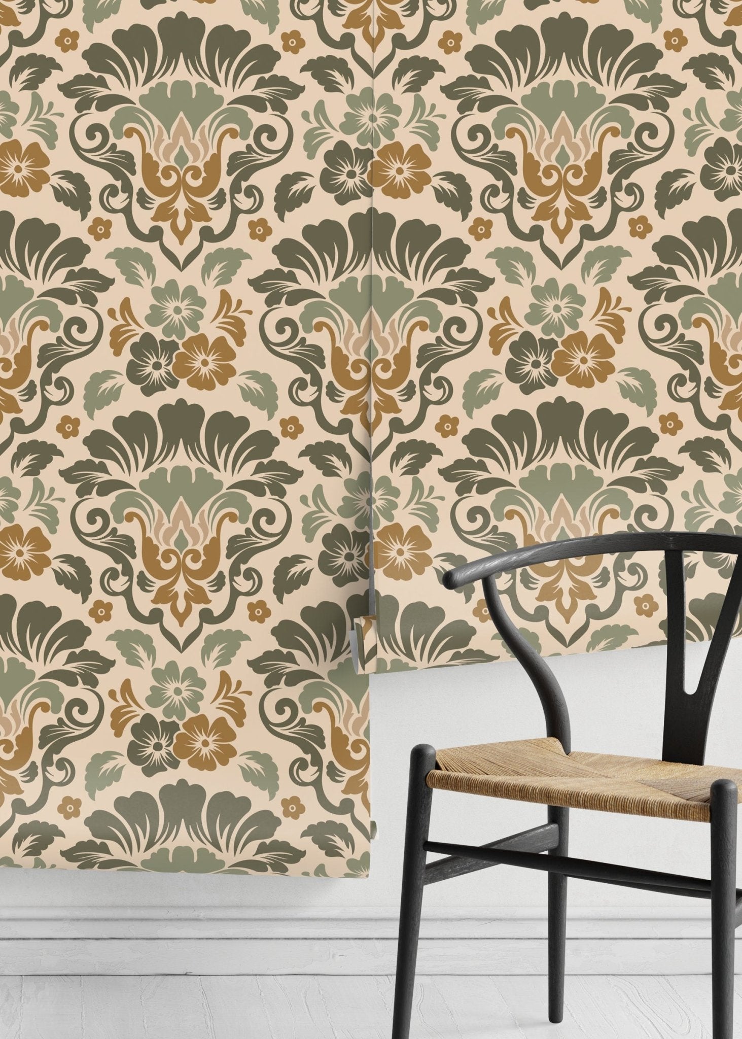 Elegant Baroque Wallpaper - D215 - WallTrend