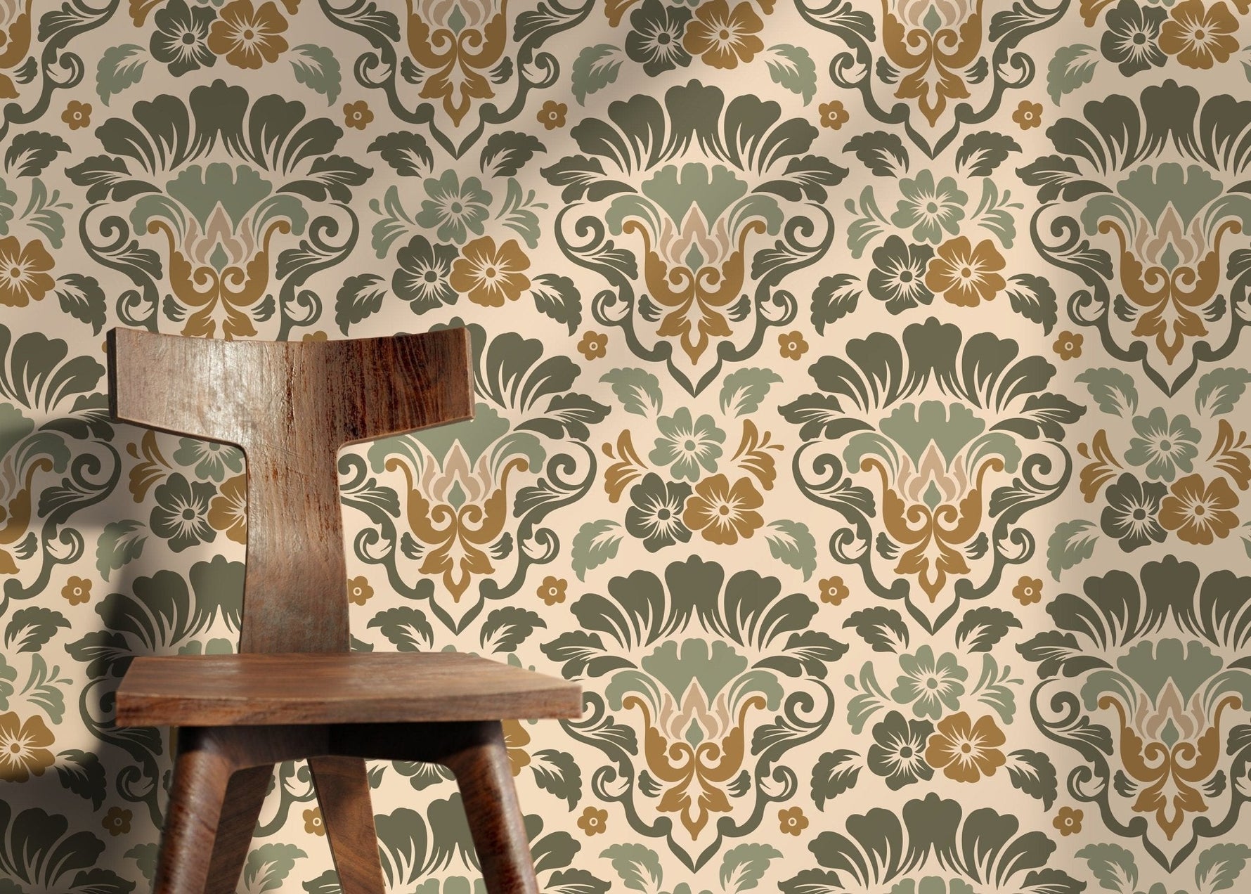 Elegant Baroque Wallpaper - D215 - WallTrend