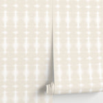 Elegant Beige Star Pattern Wallpaper - C739 - WallTrend