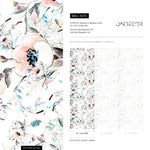 Elegant Blooming Watercolor Wallpaper - A015 - WallTrend