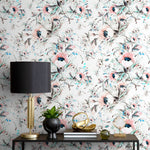 Elegant Blooming Watercolor Wallpaper - A015 - WallTrend