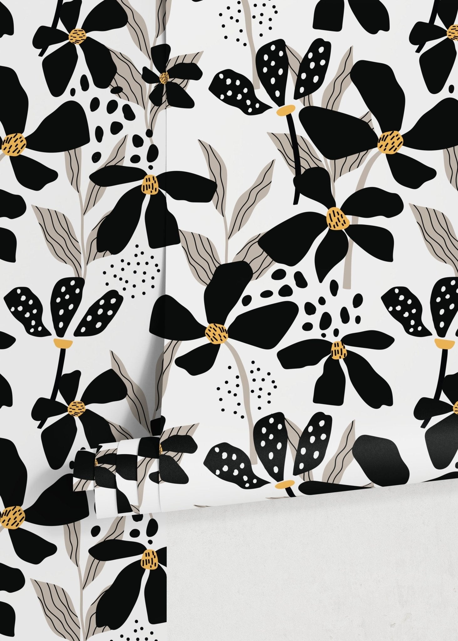 Elegant Blooms Wallpaper - D373 - WallTrend