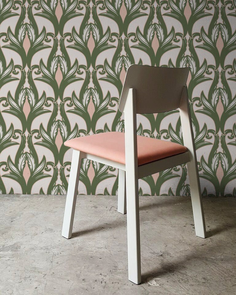 Elegant Botanical Flourish Wallpaper - C288 - WallTrend