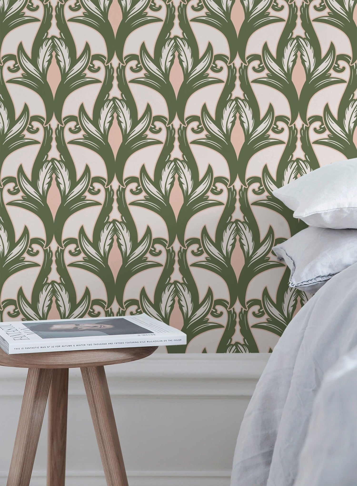 Elegant Botanical Flourish Wallpaper - C288 - WallTrend