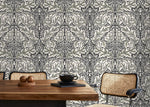 Elegant Botanical Flourish Wallpaper - D266 - WallTrend