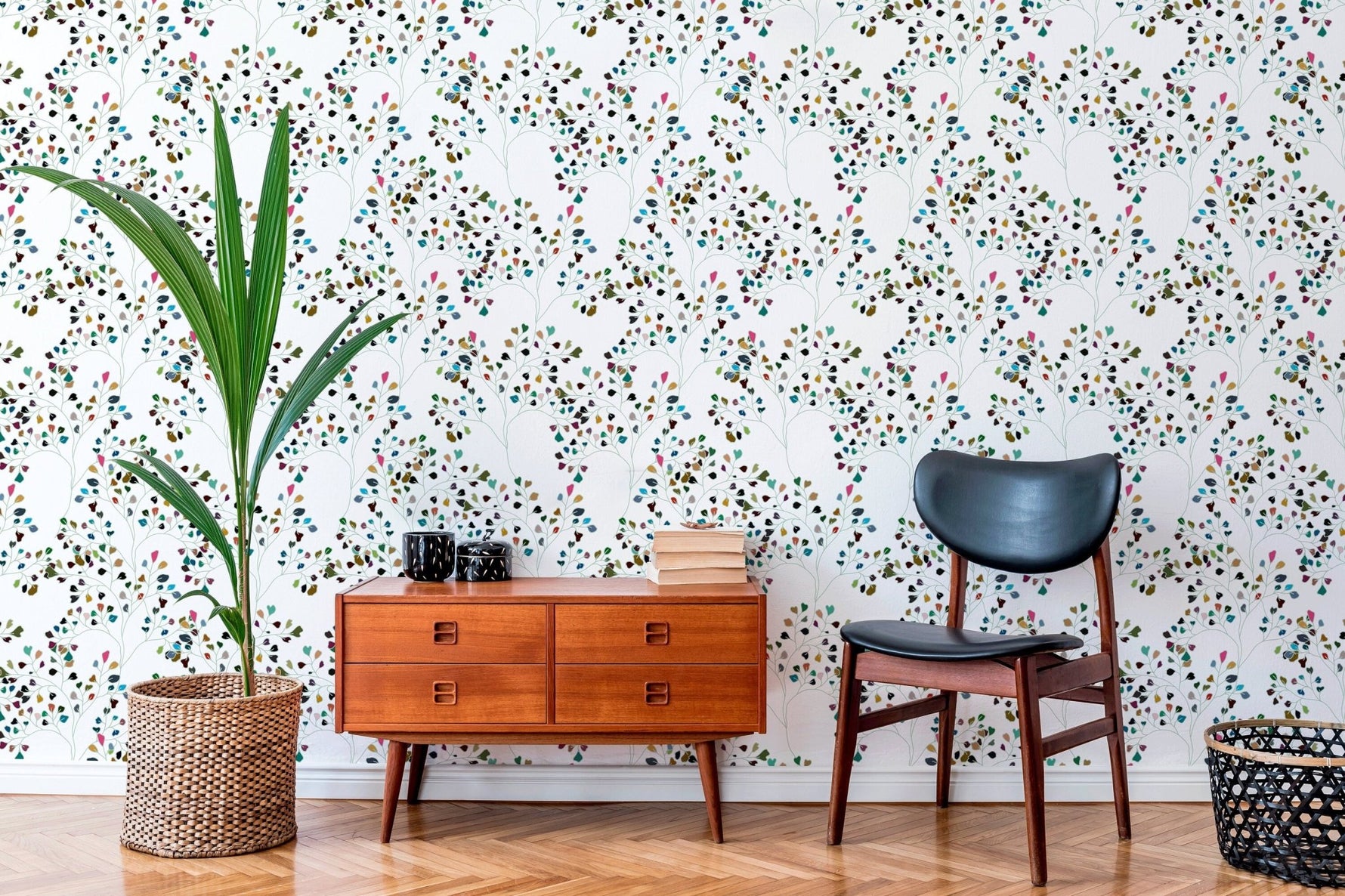 Elegant Botanical Patterns Wallpaper - B276 - WallTrend