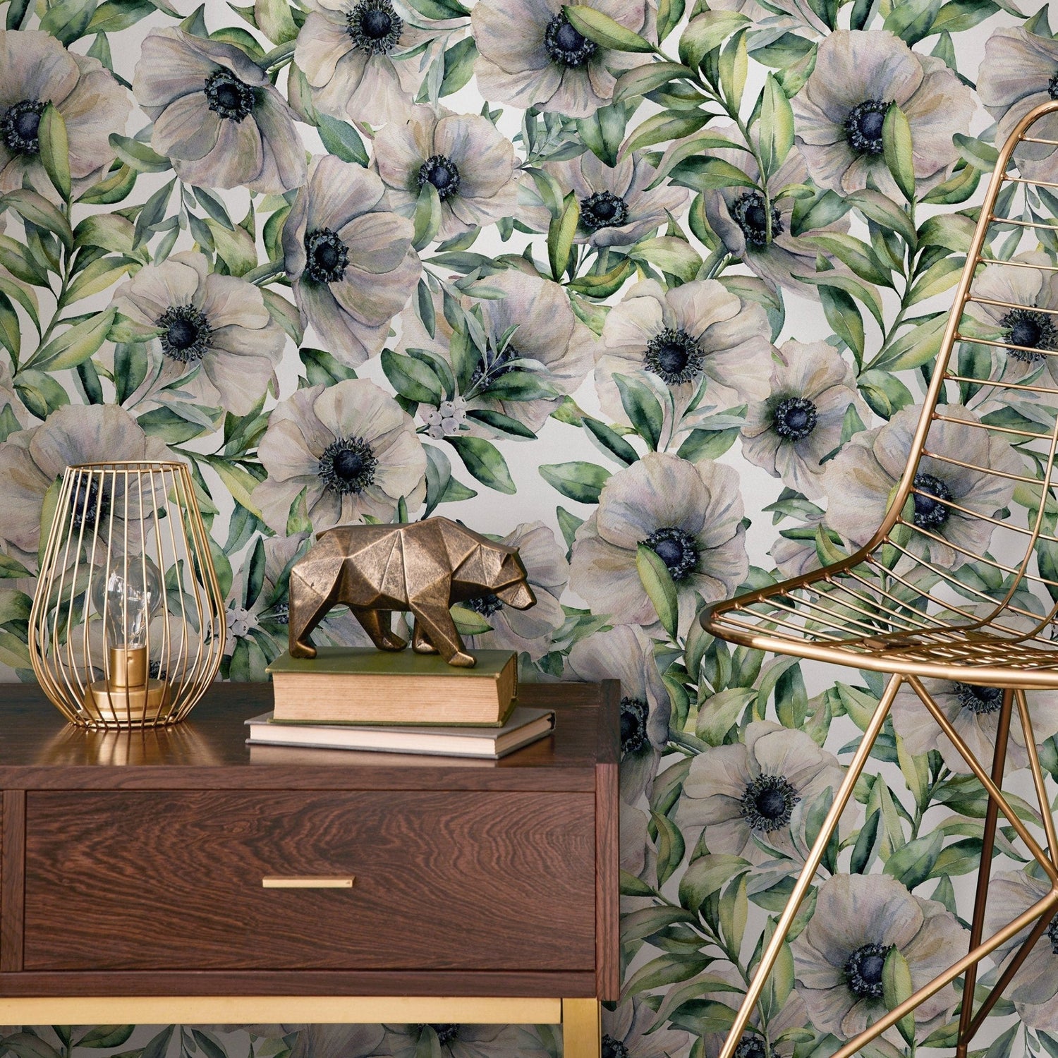 Elegant Botanicals Wallpaper - A907 - WallTrend