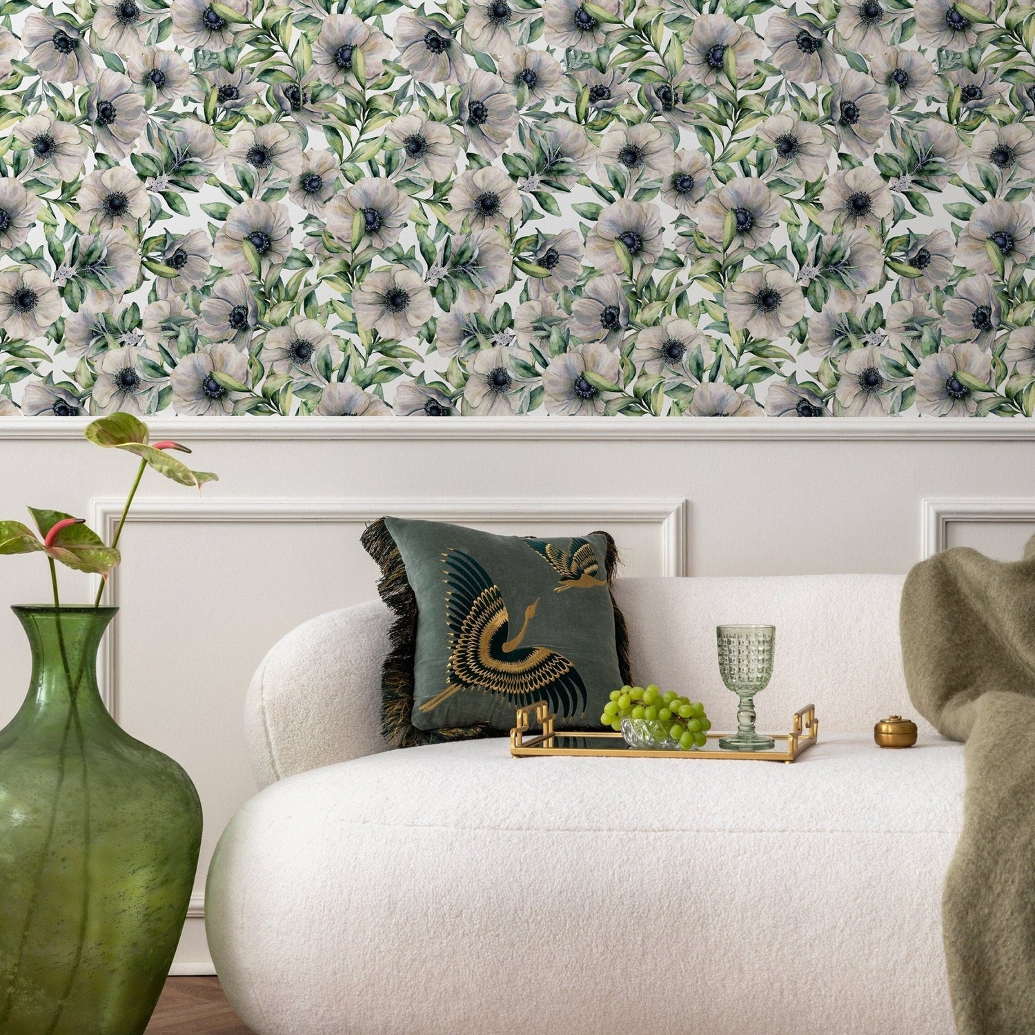 Elegant Botanicals Wallpaper - A907 - WallTrend