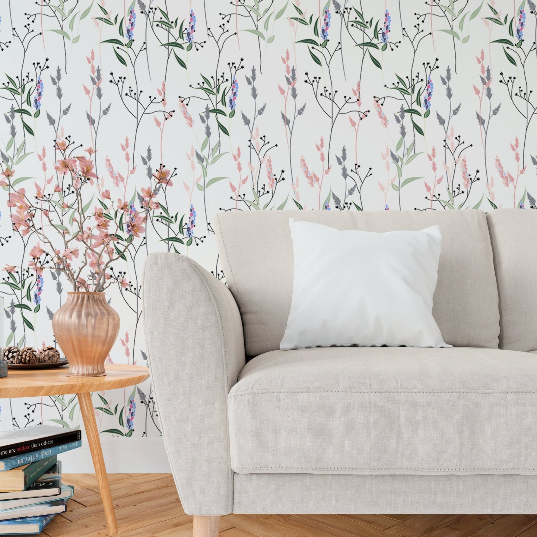 Elegant Botanicals Wallpaper - B315 - WallTrend