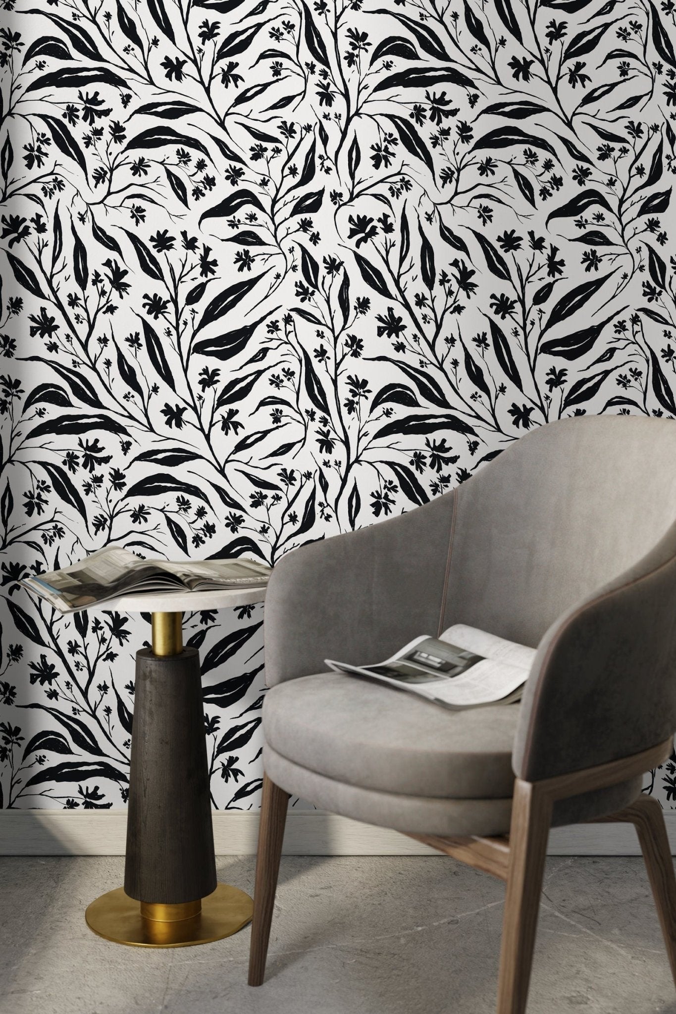 Elegant Botanicals Wallpaper - C663 - WallTrend