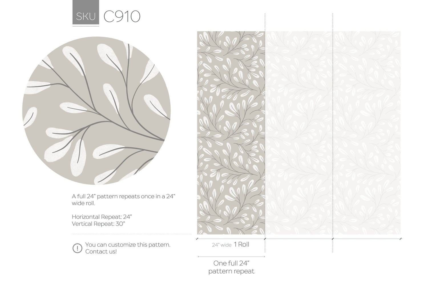 Elegant Botanicals Wallpaper - C910 - WallTrend