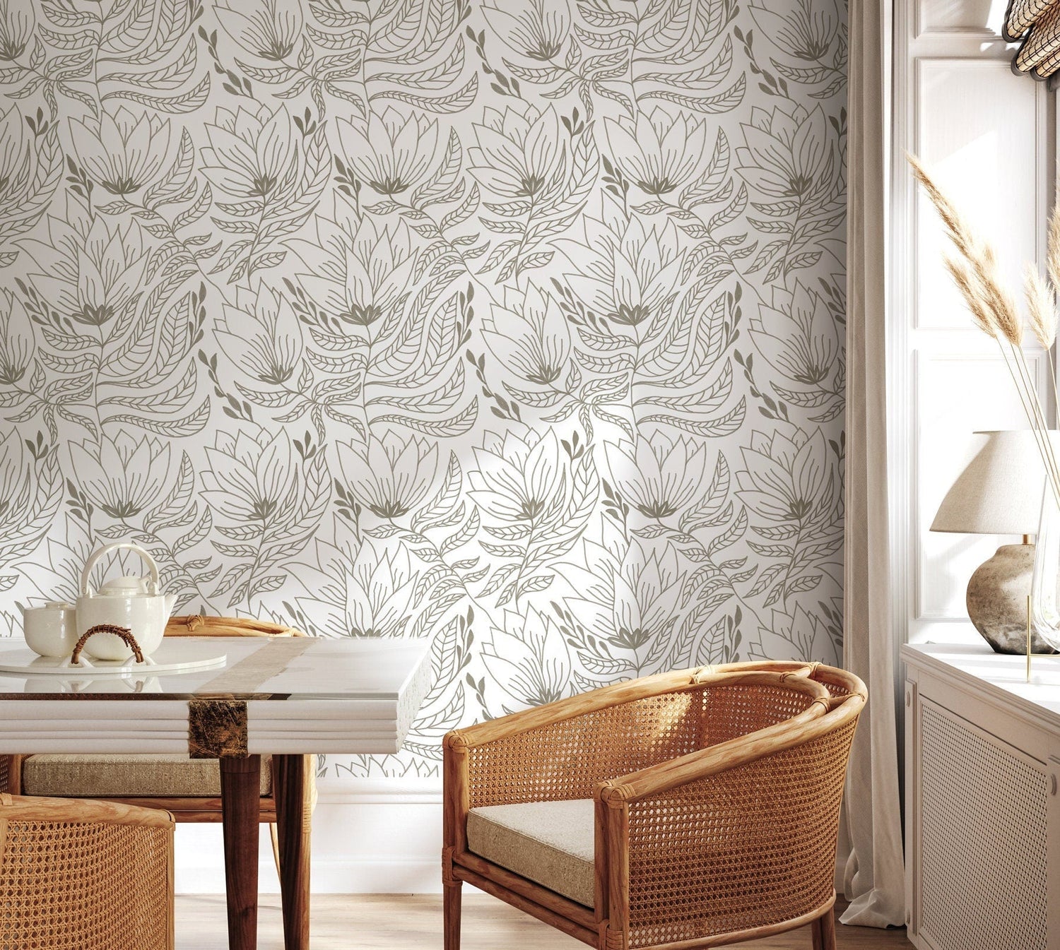 Elegant Botanicals Wallpaper - C941 - WallTrend