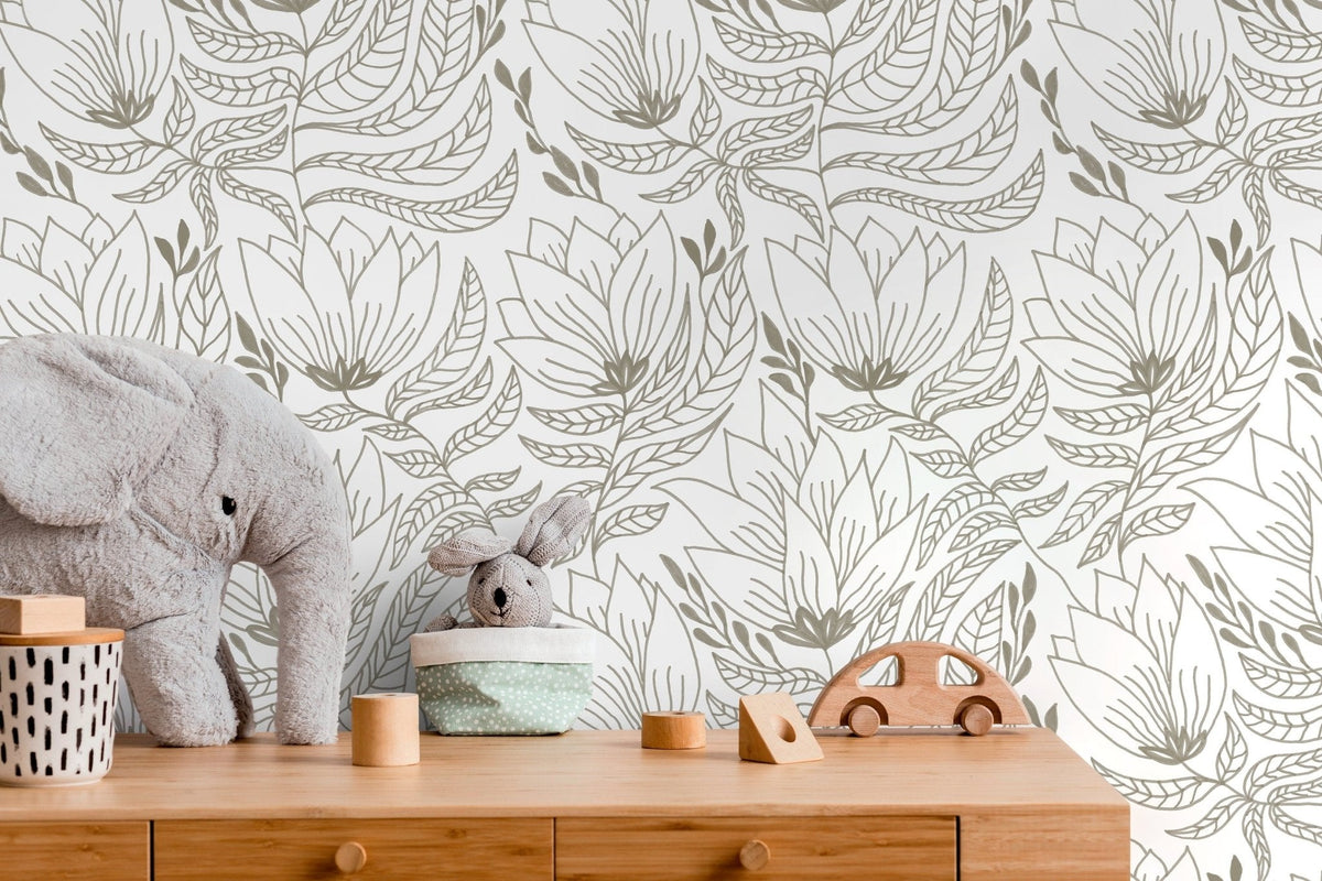Elegant Botanicals Wallpaper - C941 - WallTrend