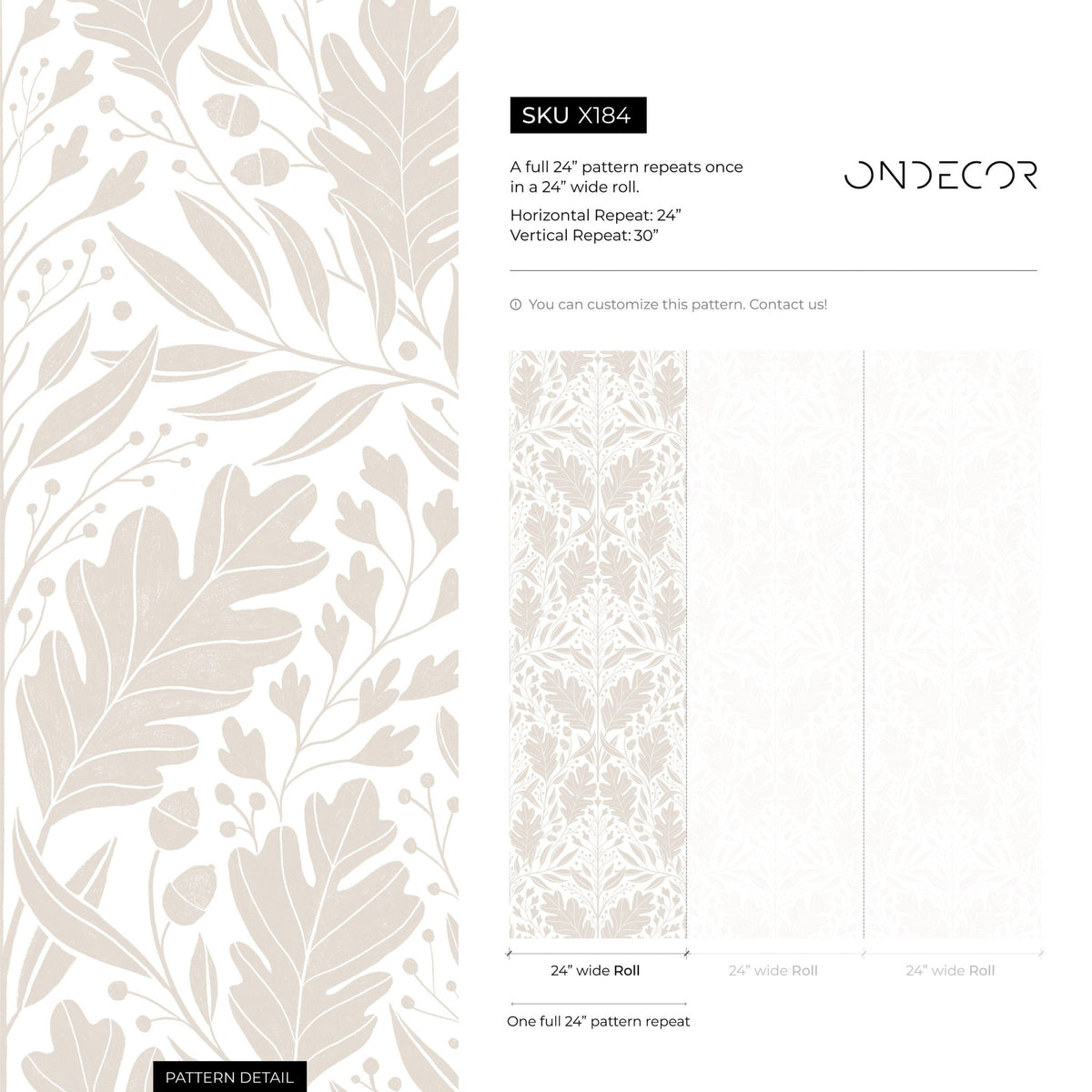 Elegant Botanicals Wallpaper - X184 - WallTrend