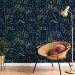 Elegant Classical Portraits Wallpaper - C459 - WallTrend