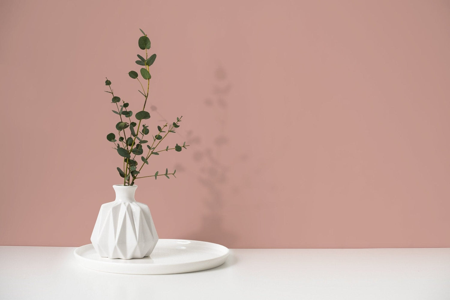 Elegant Coral Solid Color Wallpaper - D453 - WallTrend